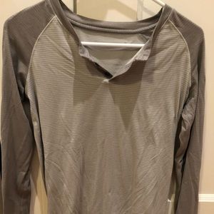 Lululemon running Henley grey